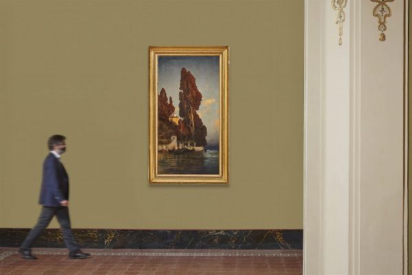 CORRODI HERMANN : Hermann Corrodi  - Asta ARCADE | Dipinti del XIX e XX secolo - Associazione Nazionale - Case d'Asta italiane