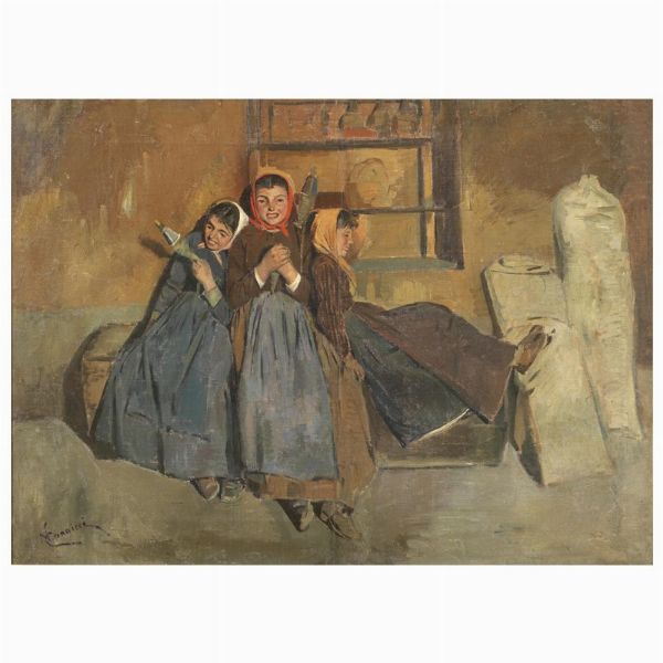 CANNICCI NICOLO' : Niccol� Cannicci  - Asta ARCADE | Dipinti del XIX e XX secolo - Associazione Nazionale - Case d'Asta italiane