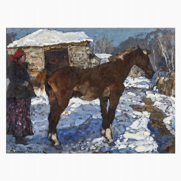 ISSUPOFF ALESSIO : Alessio Issupoff  - Asta ARCADE | Dipinti del XIX e XX secolo - Associazione Nazionale - Case d'Asta italiane