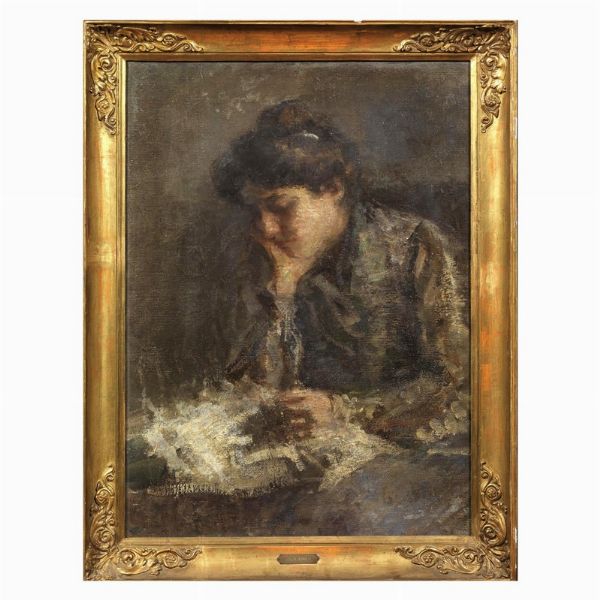 GOLA EMILIO : Emilio Gola  - Asta ARCADE | Dipinti del XIX e XX secolo - Associazione Nazionale - Case d'Asta italiane