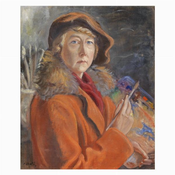 CHAPLIN ELISABETH : Elisabeth Chaplin  - Asta ARCADE | Dipinti del XIX e XX secolo - Associazione Nazionale - Case d'Asta italiane