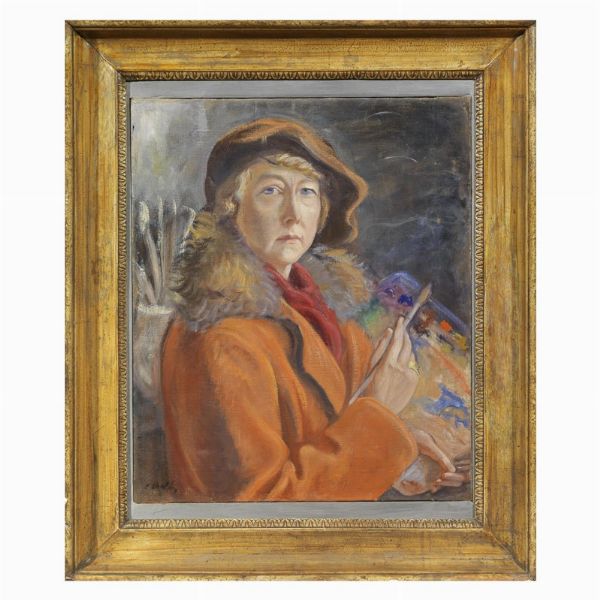 CHAPLIN ELISABETH : Elisabeth Chaplin  - Asta ARCADE | Dipinti del XIX e XX secolo - Associazione Nazionale - Case d'Asta italiane