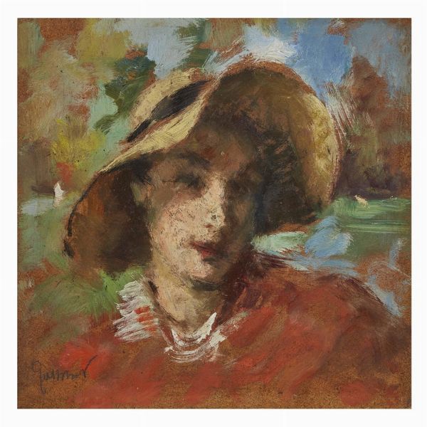 Gussoni Vittorio : Vittorio Gussoni  - Asta ARCADE | Dipinti del XIX e XX secolo - Associazione Nazionale - Case d'Asta italiane