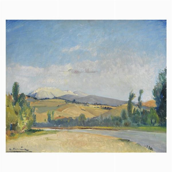 Eugenio Ferria Contin  - Asta ARCADE | Dipinti del XIX e XX secolo - Associazione Nazionale - Case d'Asta italiane