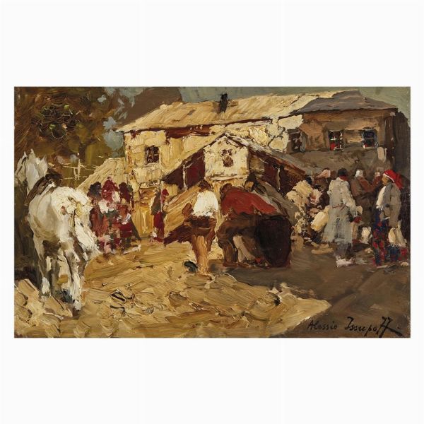 ISSUPOFF ALESSIO : Alessio Issupoff  - Asta ARCADE | Dipinti del XIX e XX secolo - Associazione Nazionale - Case d'Asta italiane