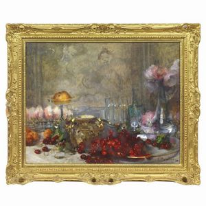 Cavalleri Vittorio : Vittorio Cavalleri  - Asta ARCADE | Dipinti del XIX e XX secolo - Associazione Nazionale - Case d'Asta italiane