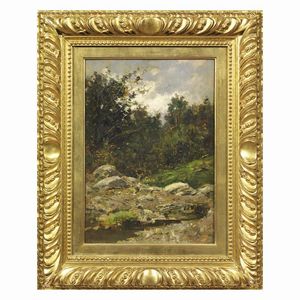 DELLEANI LORENZO : Lorenzo Delleani  - Asta ARCADE | Dipinti del XIX e XX secolo - Associazione Nazionale - Case d'Asta italiane