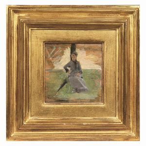 DE NITTIS GIUSEPPE : Giuseppe De Nittis  - Asta ARCADE | Dipinti del XIX e XX secolo - Associazione Nazionale - Case d'Asta italiane