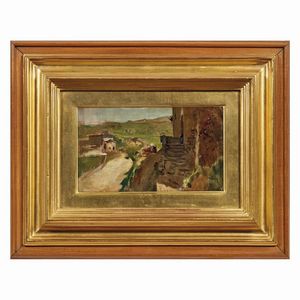 SIGNORINI TELEMACO : Telemaco Signorini  - Asta ARCADE | Dipinti del XIX e XX secolo - Associazione Nazionale - Case d'Asta italiane