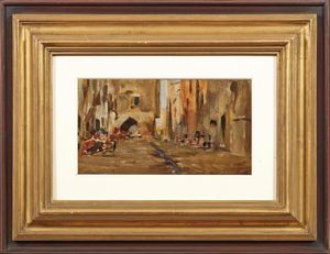 SIGNORINI TELEMACO : Telemaco Signorini  - Asta ARCADE | Dipinti del XIX e XX secolo - Associazione Nazionale - Case d'Asta italiane