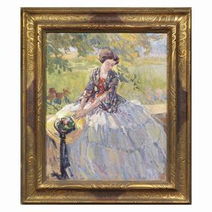 Caputo Ulisse : Ulisse Caputo  - Asta ARCADE | Dipinti del XIX e XX secolo - Associazione Nazionale - Case d'Asta italiane