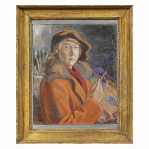 CHAPLIN ELISABETH : Elisabeth Chaplin  - Asta ARCADE | Dipinti del XIX e XX secolo - Associazione Nazionale - Case d'Asta italiane