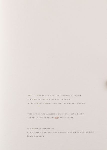 Velislai Biblia Picta  - Asta L'arte di riprodurre codici - Associazione Nazionale - Case d'Asta italiane