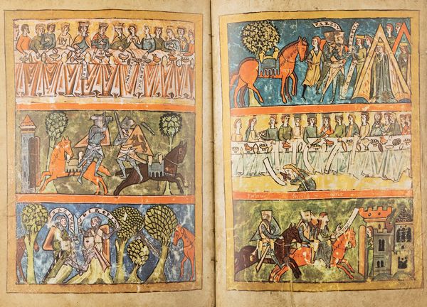 Wolfram : Parzival Titurel Tagelieder  - Asta L'arte di riprodurre codici - Associazione Nazionale - Case d'Asta italiane