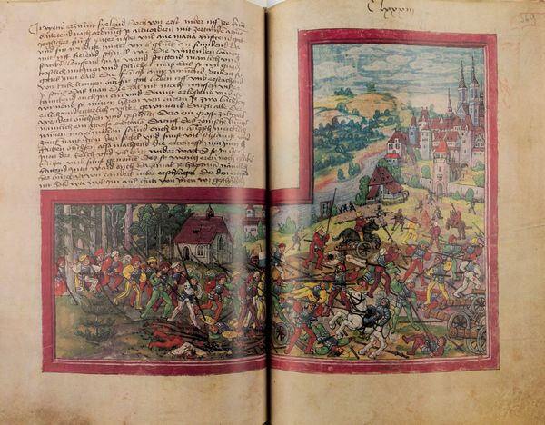 Die Luzerner Chronik des Diebold Schilling 1513  - Asta L'arte di riprodurre codici - Associazione Nazionale - Case d'Asta italiane