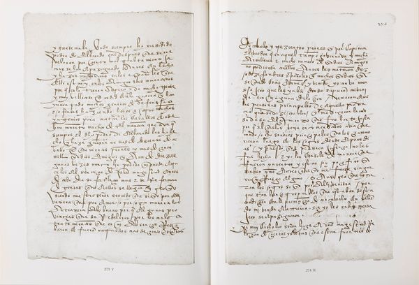 Hernan Cortes : Cartas de Relacion de la conquista de la Nueva Espana  - Asta L'arte di riprodurre codici - Associazione Nazionale - Case d'Asta italiane