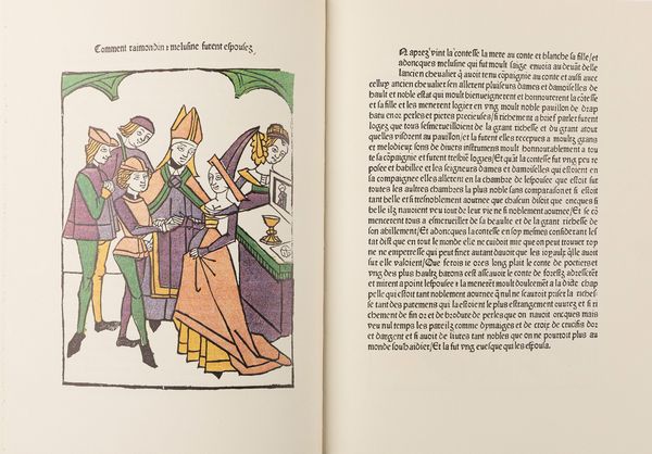 Jean  d'Arras : Histoire de la Belle Melusine  - Asta L'arte di riprodurre codici - Associazione Nazionale - Case d'Asta italiane