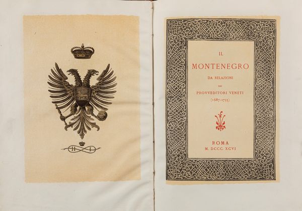 Il Montenegro da relazioni dei provveditori veneti  - Asta L'arte di riprodurre codici - Associazione Nazionale - Case d'Asta italiane