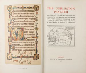 The Nekcsei-Lipocz Bible - The Gorleston Psalter  - Asta L'arte di riprodurre codici - Associazione Nazionale - Case d'Asta italiane