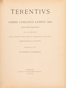 Terenzio Afro, Publio - Terentius Codex Vaticanus Latinus 3868