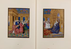 Jean Fouquet : Les Heures d'Etienne Chevalier  - Asta L'arte di riprodurre codici - Associazione Nazionale - Case d'Asta italiane