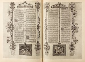 La Bibbia di Borso D'este  - Asta L'arte di riprodurre codici - Associazione Nazionale - Case d'Asta italiane