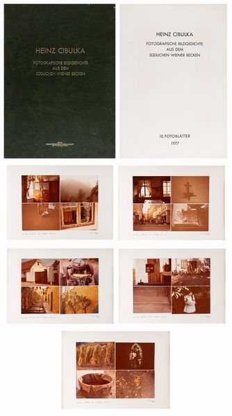 Heinz Cibulka : Fotografische Bildgedichte aus dem S�dlichen Wiener Becken  - Asta Fotografia - Associazione Nazionale - Case d'Asta italiane