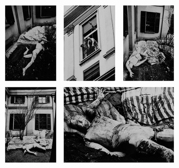 Massimo Vitali : Senza titolo (Ricostruzione della morte di Giuseppe Pinelli)  - Asta Fotografia - Associazione Nazionale - Case d'Asta italiane