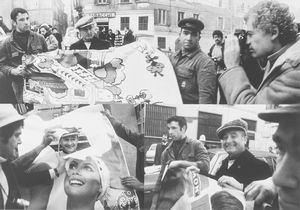 Mario Carbone - Mimmo Rotella in posa per Ugo Mulas, Milano