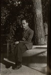 Man Ray - Self-portrait, Mt. Wilson