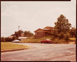 Stephen Shore - Sutter st. + Crestline rd., Fort Worth, Texas