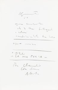 Alberto Garutti : La mia porta  - Asta Fotografia - Associazione Nazionale - Case d'Asta italiane