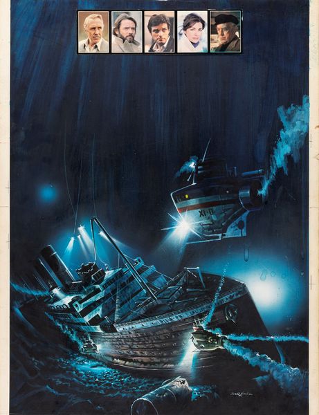 A. Serafini : Blitz nell'oceano (Raise the Titanic)  - Asta The Art of Movie Posters - Associazione Nazionale - Case d'Asta italiane