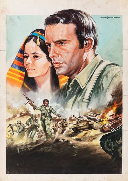 Mario Piovano : La battaglia di Thala (L'Opium et le baton)  - Asta The Art of Movie Posters - Associazione Nazionale - Case d'Asta italiane