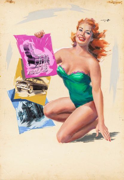 Angelo Cesselon : Le donne ci tengono assai  - Asta The Art of Movie Posters - Associazione Nazionale - Case d'Asta italiane