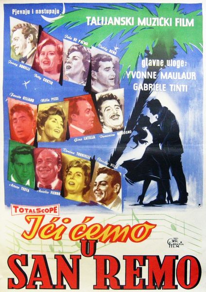 Angelo Cesselon : Destinazione Sanremo  - Asta The Art of Movie Posters - Associazione Nazionale - Case d'Asta italiane