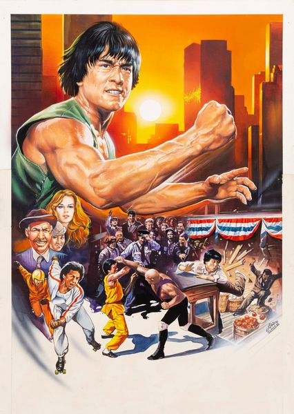 Casaro Renato & Casaro Claudio : The Big Brawl (Battle Creek Brawl)  - Asta The Art of Movie Posters - Associazione Nazionale - Case d'Asta italiane