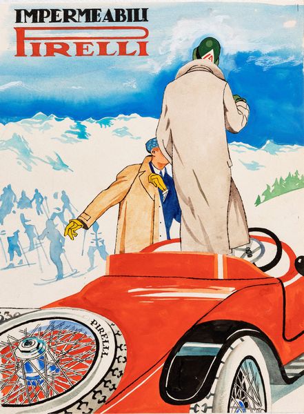 A.N.I. (autore non identificato) : Impermeabili Pirelli  - Asta The Art of Movie Posters - Associazione Nazionale - Case d'Asta italiane