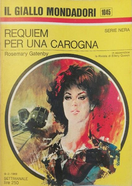 Carlo Jacono : Giallo Mondadori - Requiem per una carogna  - Asta The Art of Movie Posters - Associazione Nazionale - Case d'Asta italiane