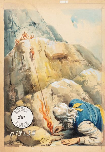 Alvaro Mairani : Intrepido - L'urlo dei Sioux  - Asta The Art of Movie Posters - Associazione Nazionale - Case d'Asta italiane