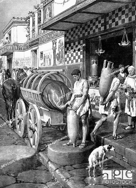 Fortunino Matania : Life in Pompeii 2000 years ago  - Asta The Art of Movie Posters - Associazione Nazionale - Case d'Asta italiane