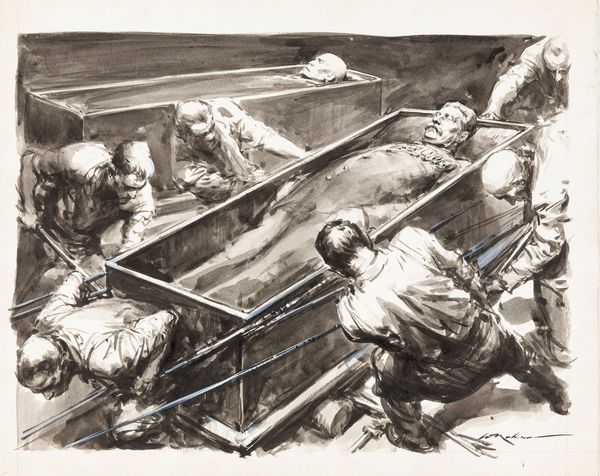 Walter Molino : La morte di Stalin  - Asta The Art of Movie Posters - Associazione Nazionale - Case d'Asta italiane