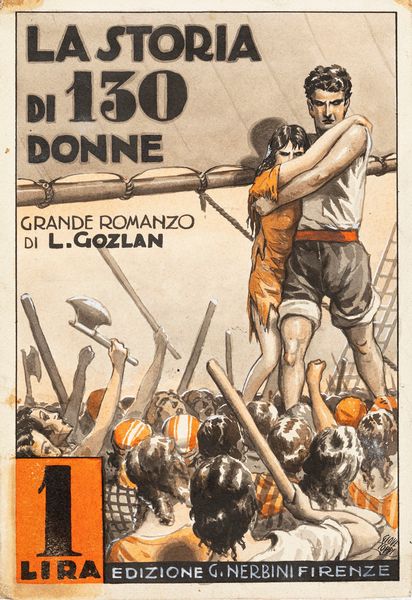 Giove Toppi : La storia di 130 donne  - Asta The Art of Movie Posters - Associazione Nazionale - Case d'Asta italiane