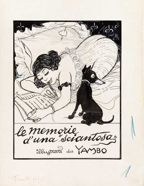 Yambo (Enrico Novelli) : Le memorie di una Sciantosa  - Asta The Art of Movie Posters - Associazione Nazionale - Case d'Asta italiane