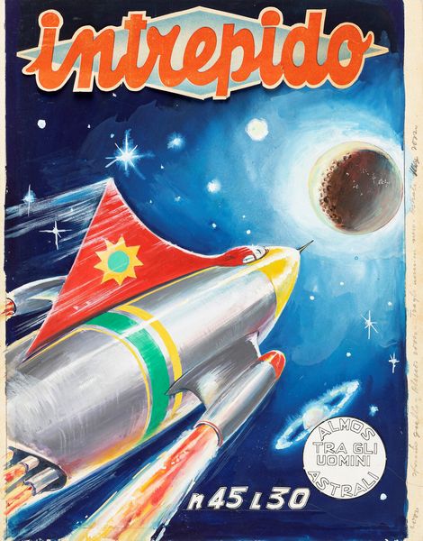 Gaetano Albanese : Intrepido - Almos tra gli uomini astrali  - Asta The Art of Movie Posters - Associazione Nazionale - Case d'Asta italiane