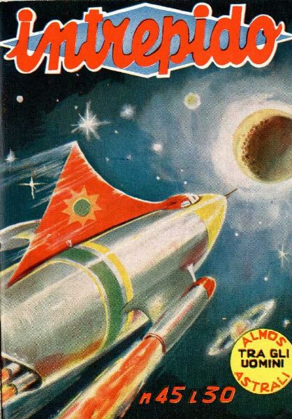 Gaetano Albanese : Intrepido - Almos tra gli uomini astrali  - Asta The Art of Movie Posters - Associazione Nazionale - Case d'Asta italiane