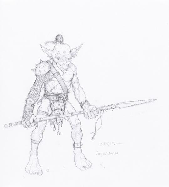 Gerald Brom : Goblin Armor  - Asta The Art of Movie Posters - Associazione Nazionale - Case d'Asta italiane