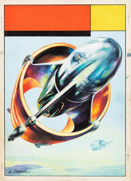 Kurt Caesar : Il Vittorioso - Tecnica contro Fantascienza  - Asta The Art of Movie Posters - Associazione Nazionale - Case d'Asta italiane