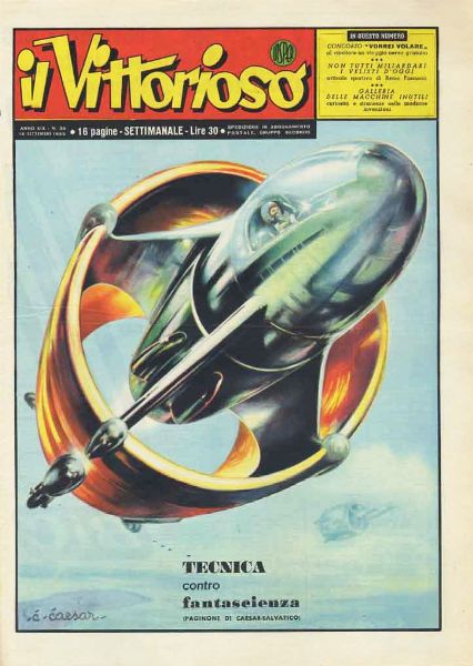 Kurt Caesar : Il Vittorioso - Tecnica contro Fantascienza  - Asta The Art of Movie Posters - Associazione Nazionale - Case d'Asta italiane