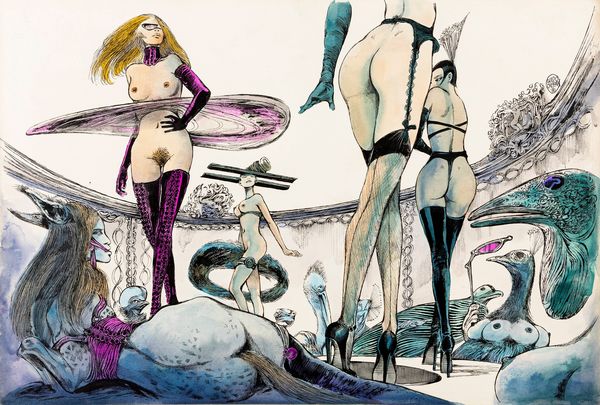 GUIDO CREPAX : Sfilata di moda extramondo  - Asta The Art of Movie Posters - Associazione Nazionale - Case d'Asta italiane